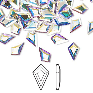 HIGH QUALITY 3D AB RAINBOW DIAMOND GEMSTONE - Flat Back - Image 6