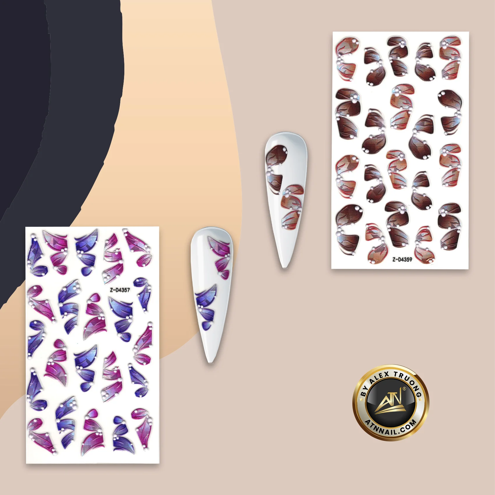 STICKER - 5D SILK 3 COLORS | SET 3 PCS - Image 2