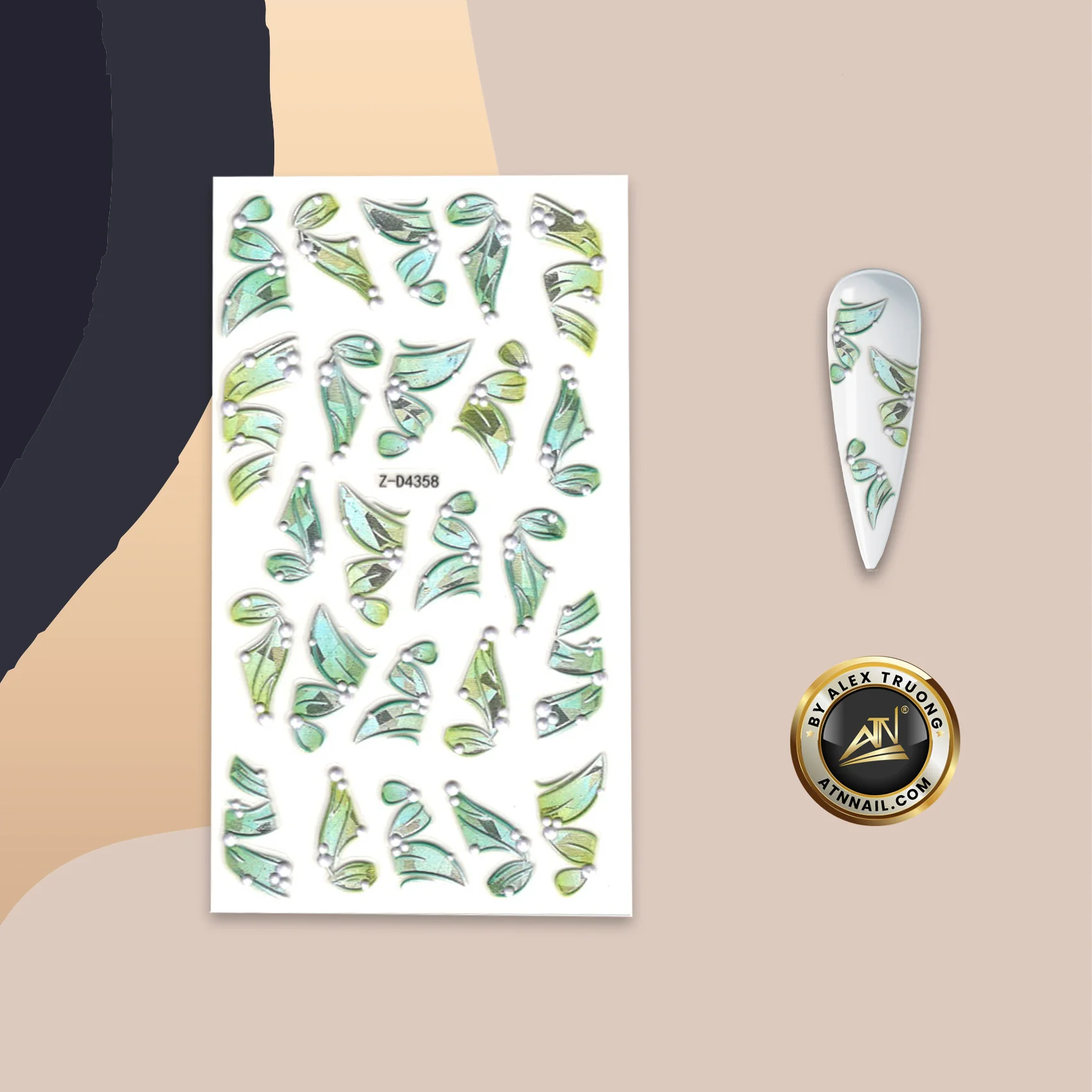STICKER - 5D SILK 3 COLORS | SET 3 PCS - Image 3