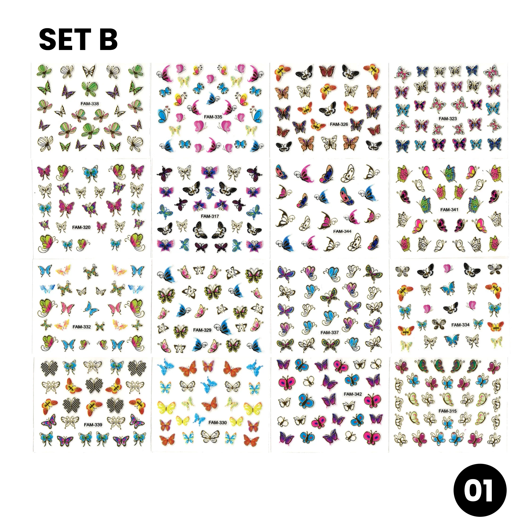 STICKER - 3D MULTIPLE DESIGN | SET 30 PCS - Image 3