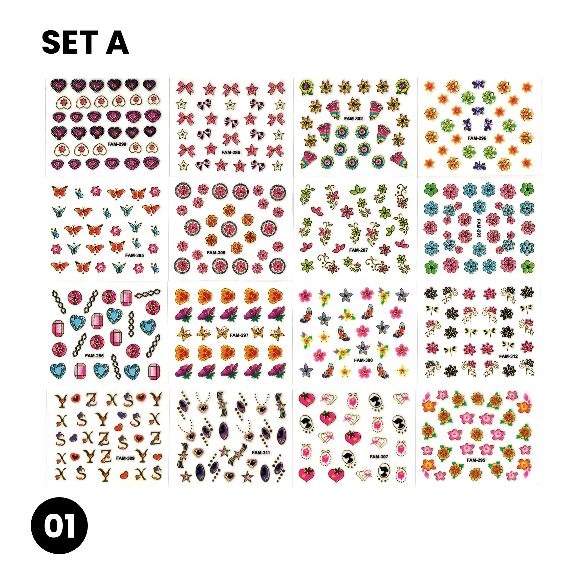 STICKER - 3D MULTIPLE DESIGN | SET 30 PCS - Image 4