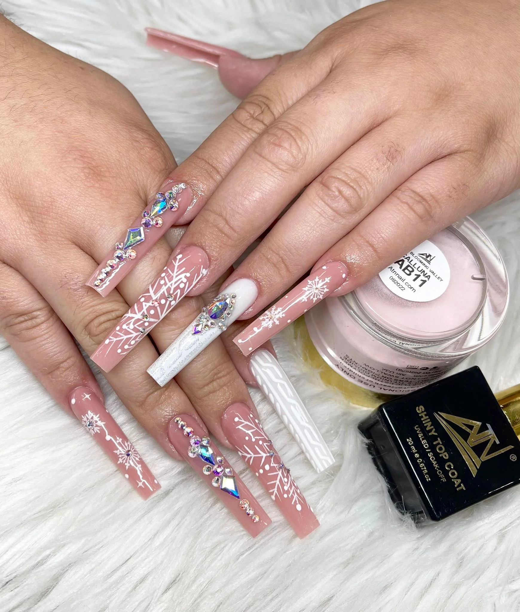 Alex Blooming Valley Nude Acrylic Powder – Set AB 18 Colors - Image 36