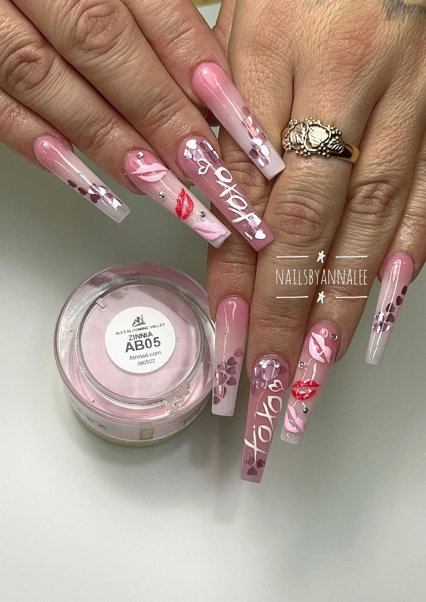 Alex Blooming Valley Nude Acrylic Powder – Set AB 18 Colors - Image 38