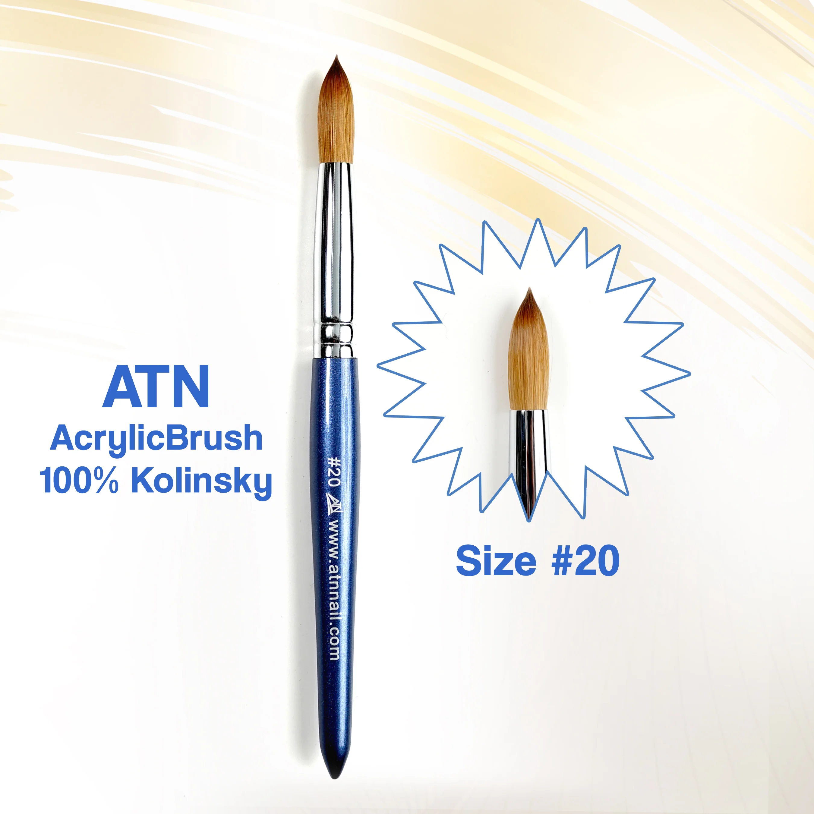 ATN Blue Acrylic Brush 16 - New - Image 13
