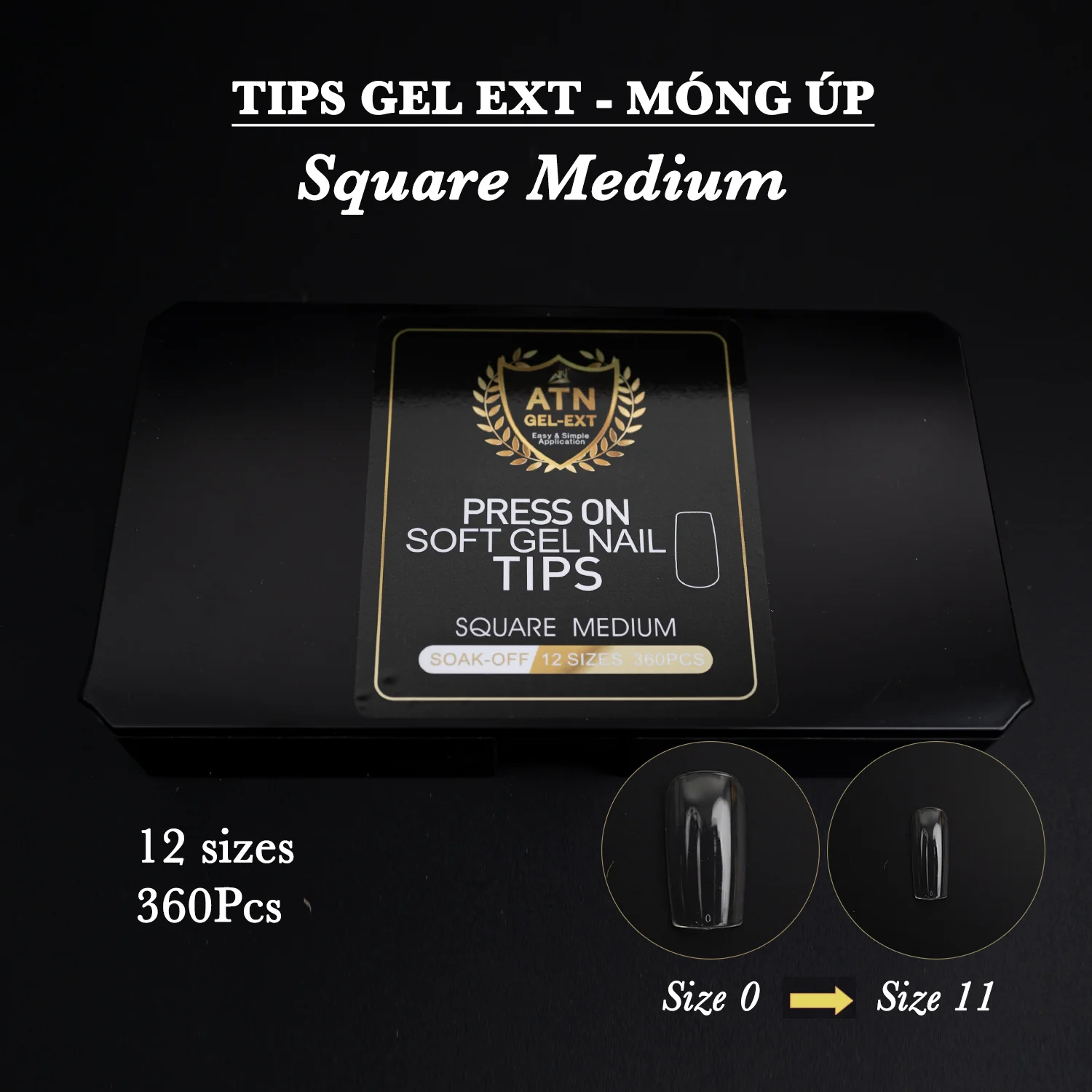 Gel-X Nail Tips Box (Press-On Soft Gel Tips) - Image 6