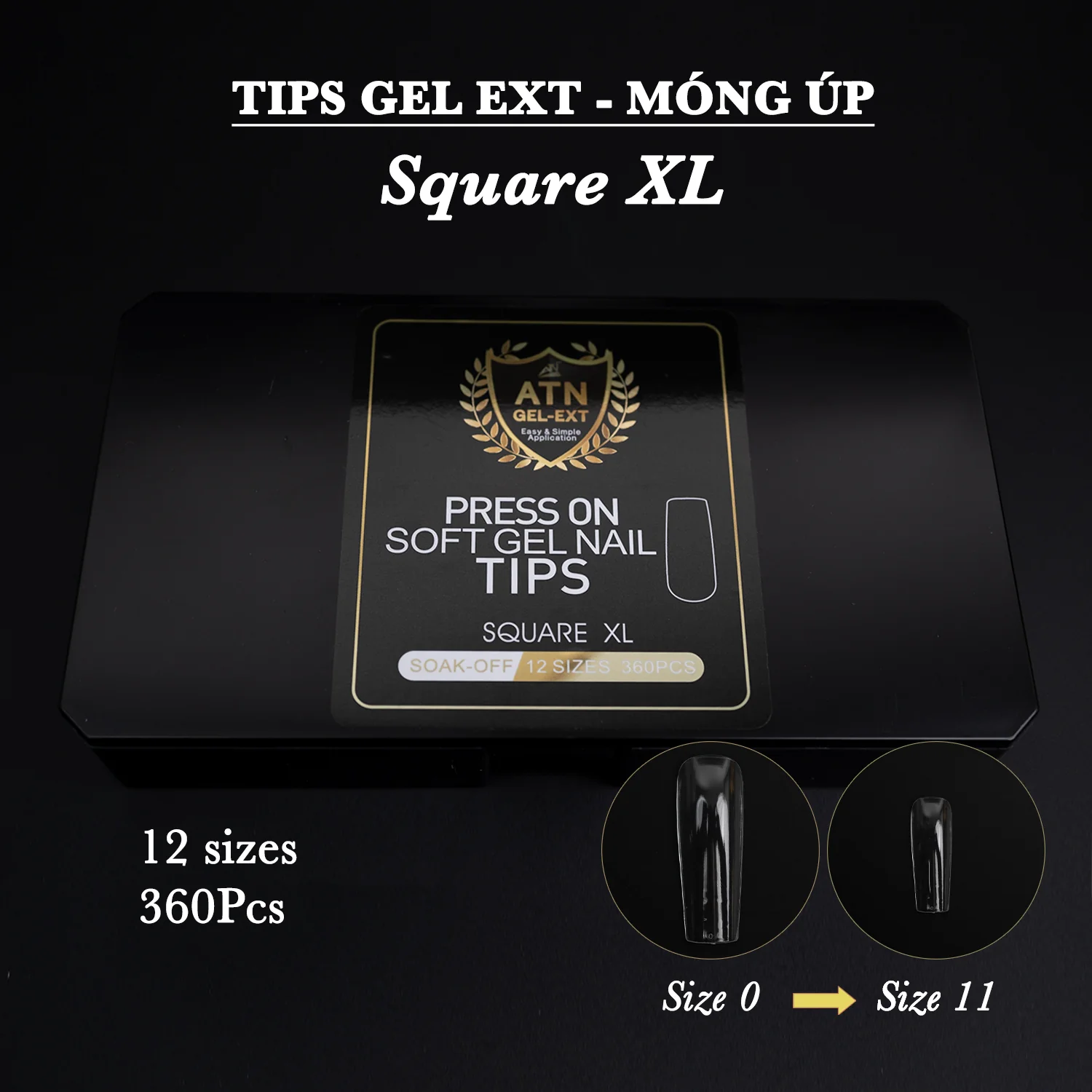 Gel-X Nail Tips Box (Press-On Soft Gel Tips) - Image 8