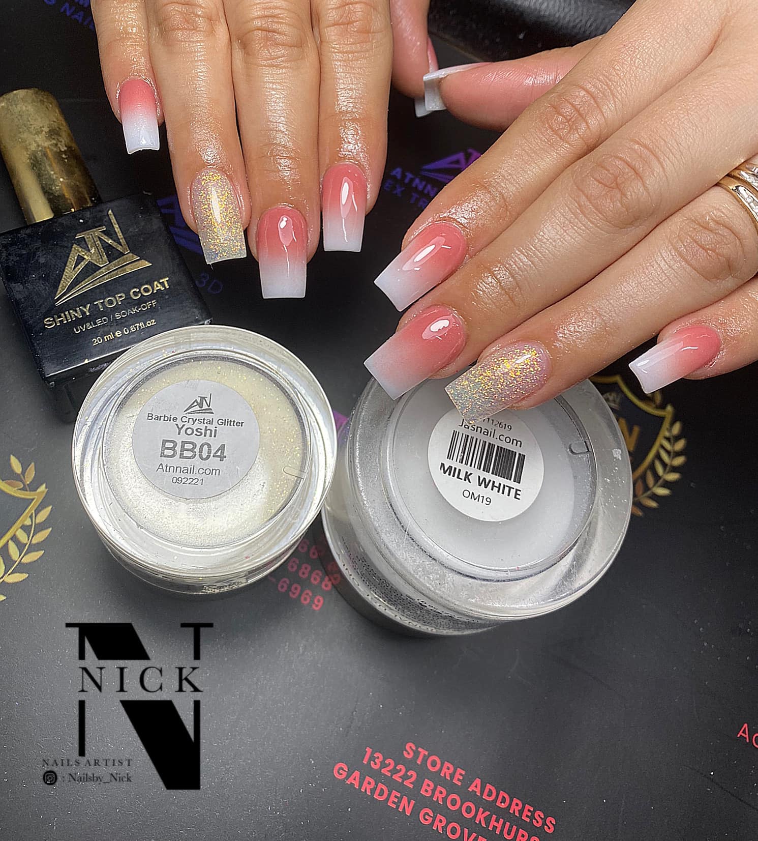 Milk White Acrylic Powder - Image 15