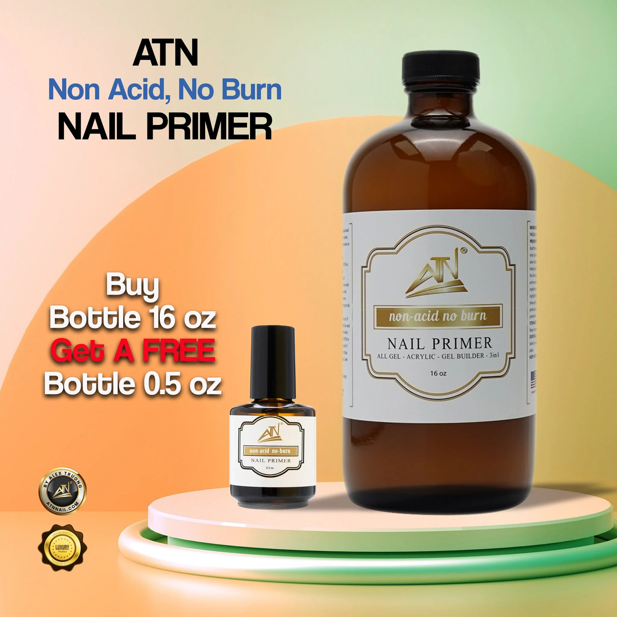 Nail Primer 3-in-1 – Acrylic, Shellac & Builder Gel | 0.5oz - Image 5