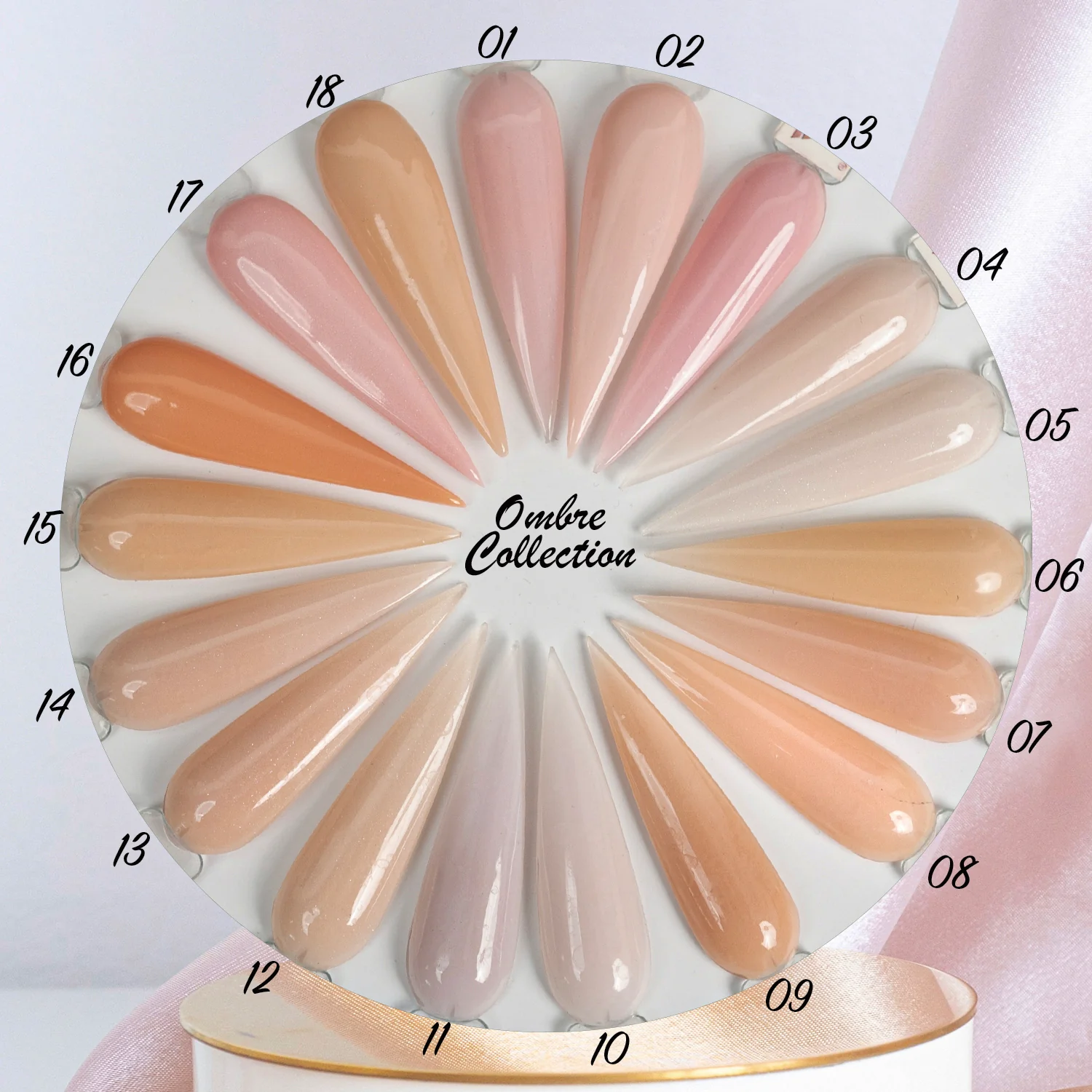 Ombre Natural Acrylic Powder – Set OM 18 Colors - Image 41