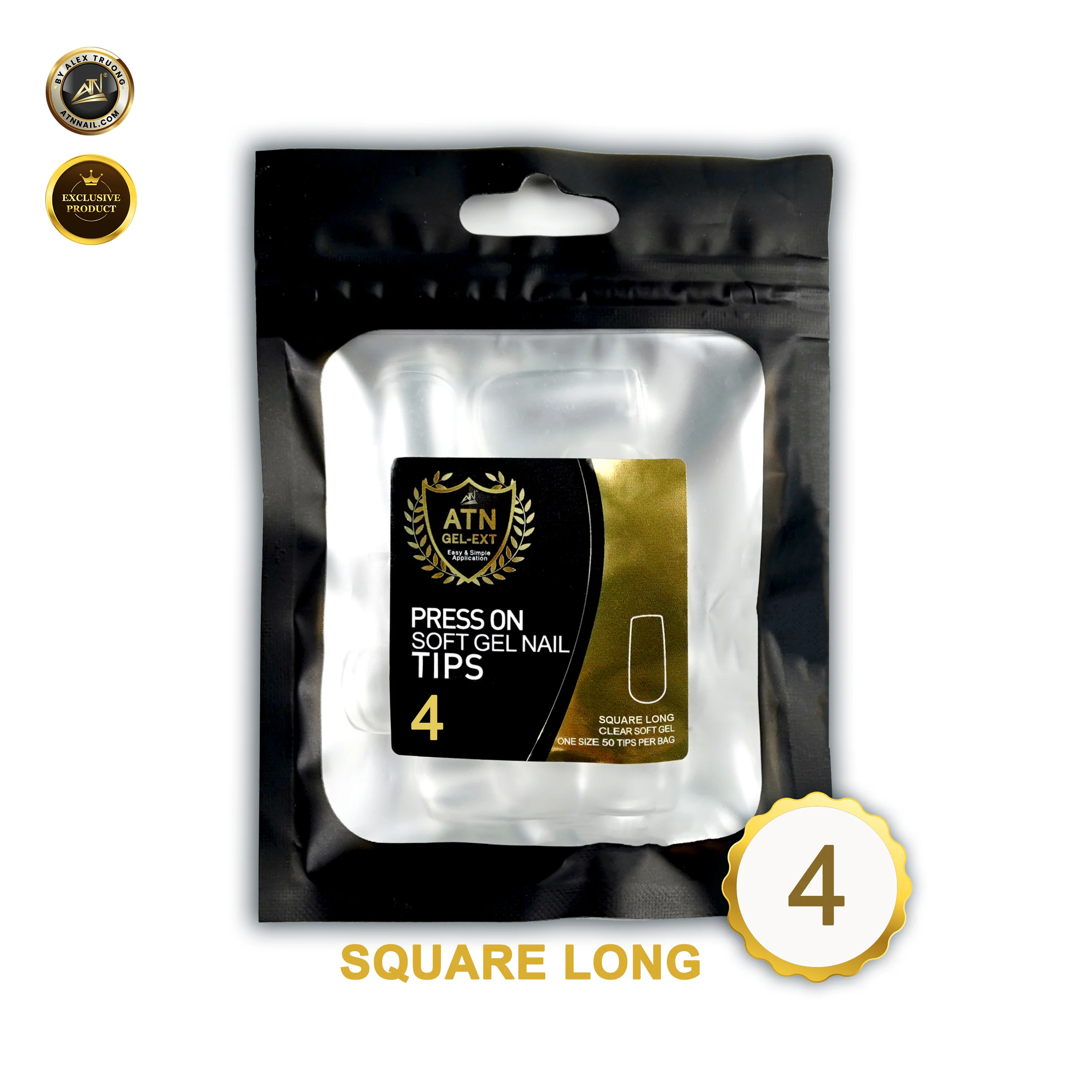 Gel X Tips - Square Long | Bag 50pcs - Image 5