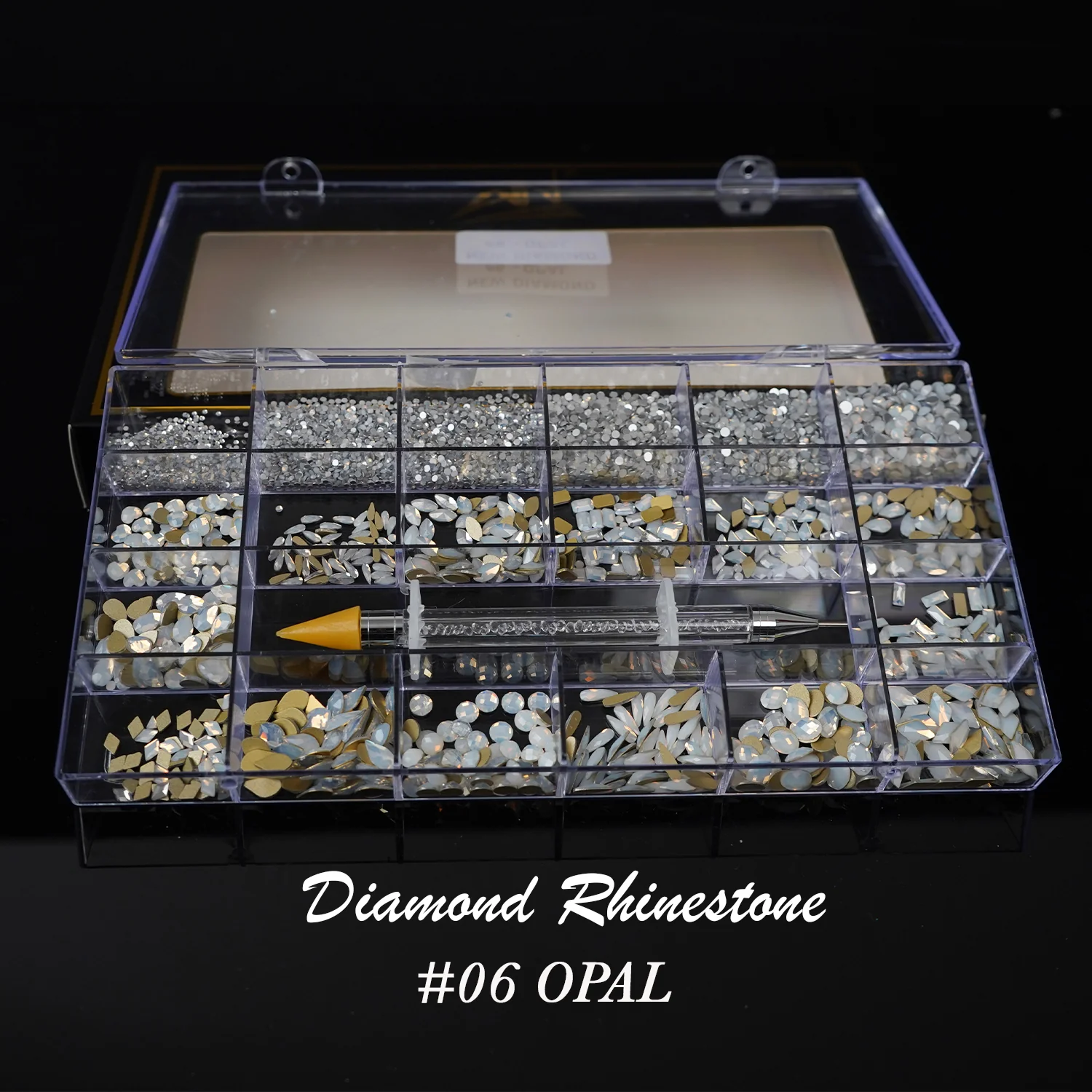 New Diamond box - Mixed Shapes Rhinestone | 20 Shapes/Pack - Image 25