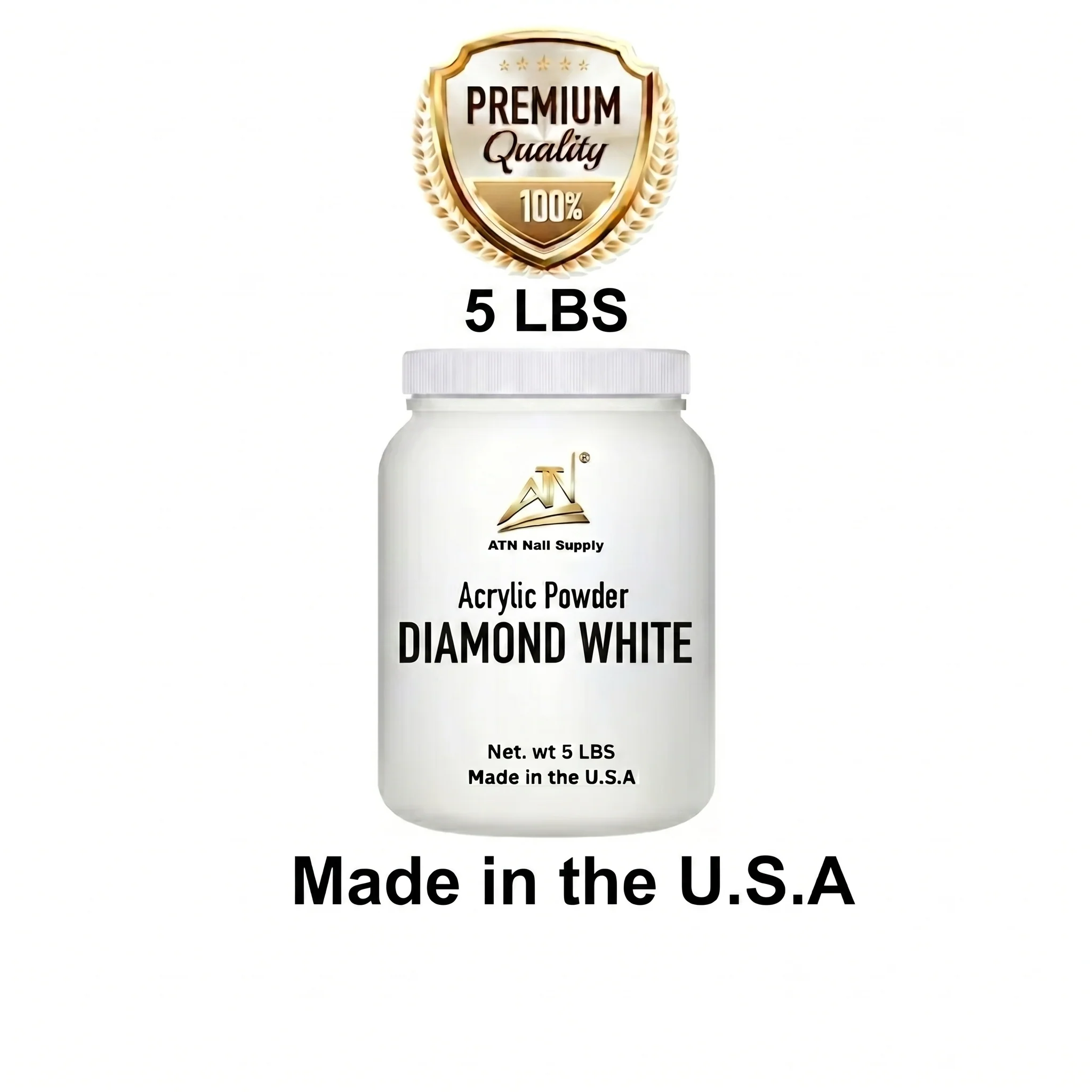 Diamond White Acrylic Powder - Image 6