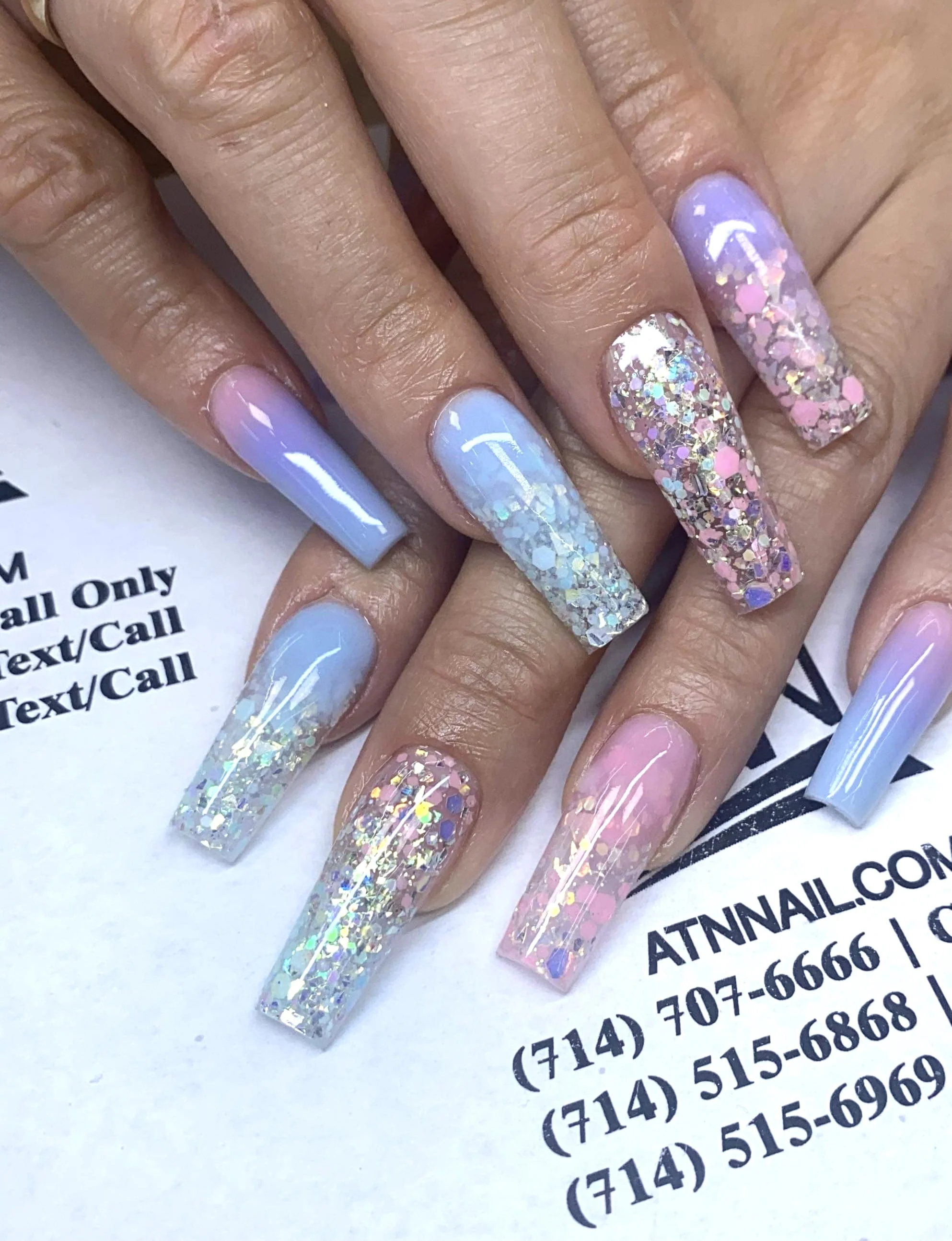 GLITTER - HEXAGON MIXED SET 12 COLORS - Image 3