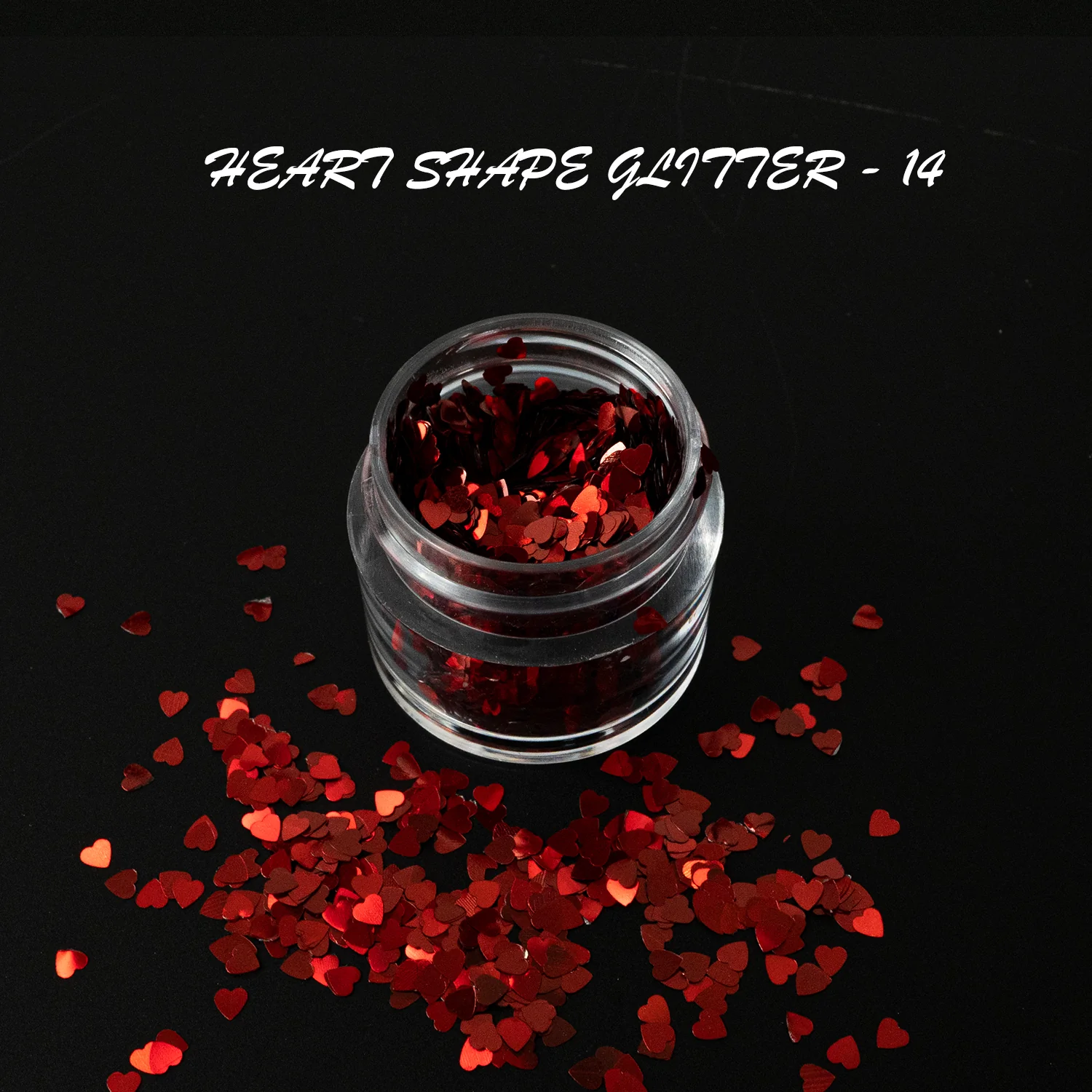 GLITTER - HEART SHAPE | 16 COLORS - 0.5 OZ - Image 16