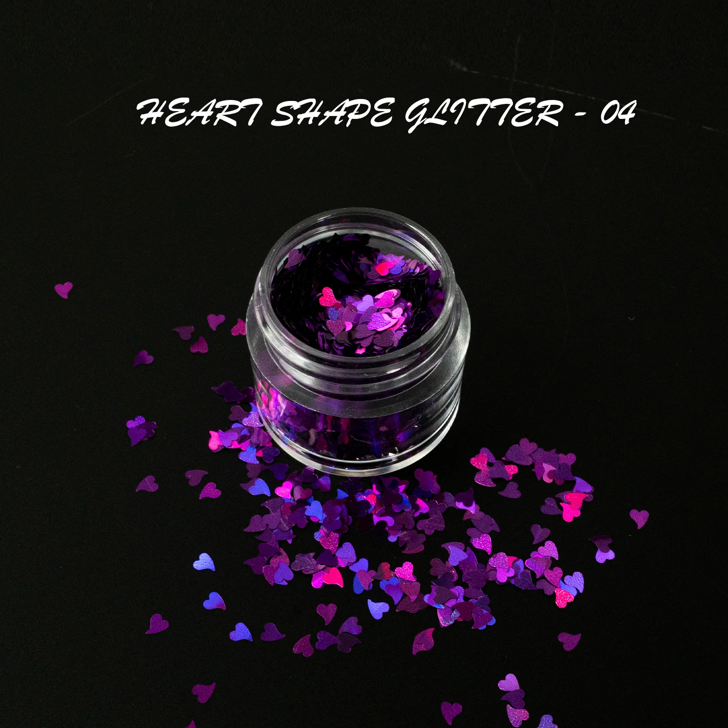 GLITTER - HEART SHAPE | 16 COLORS - 0.5 OZ - Image 5