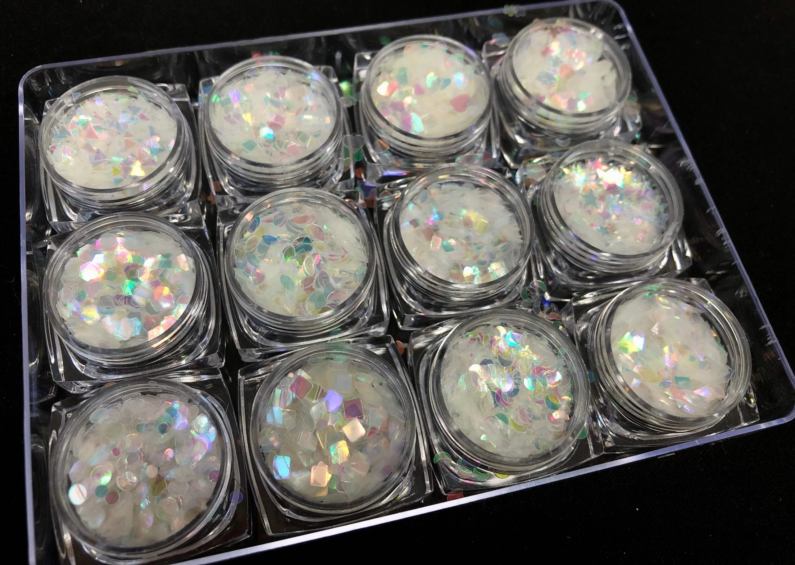 GLITTER – SPARKLE HEART SET 12