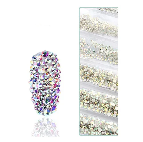 DIAMOND HALF BACK ROUND SHAPE | PACK 6 SIZES - Image 6