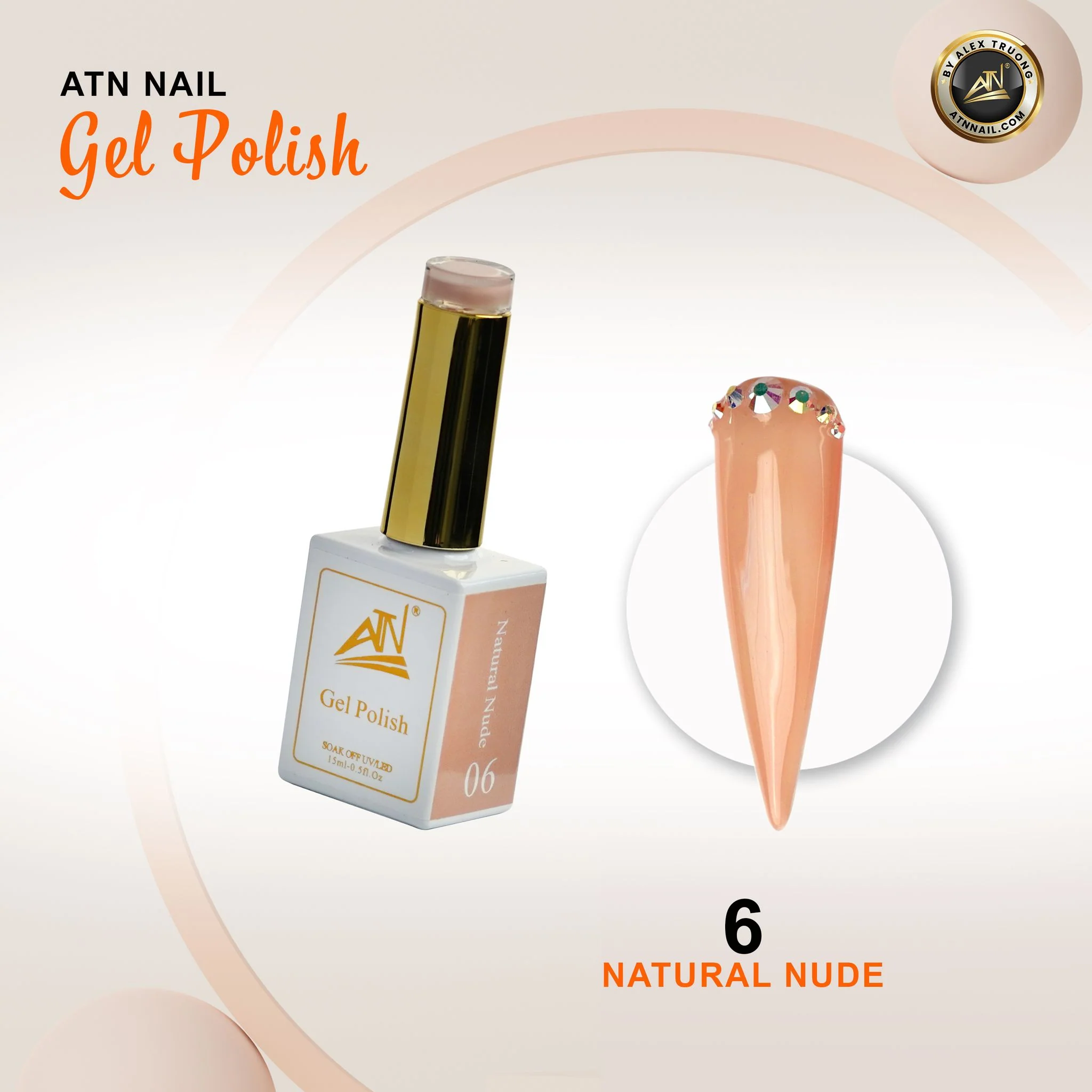 ATN Nude Gel Polish - 12 Colors - Image 14