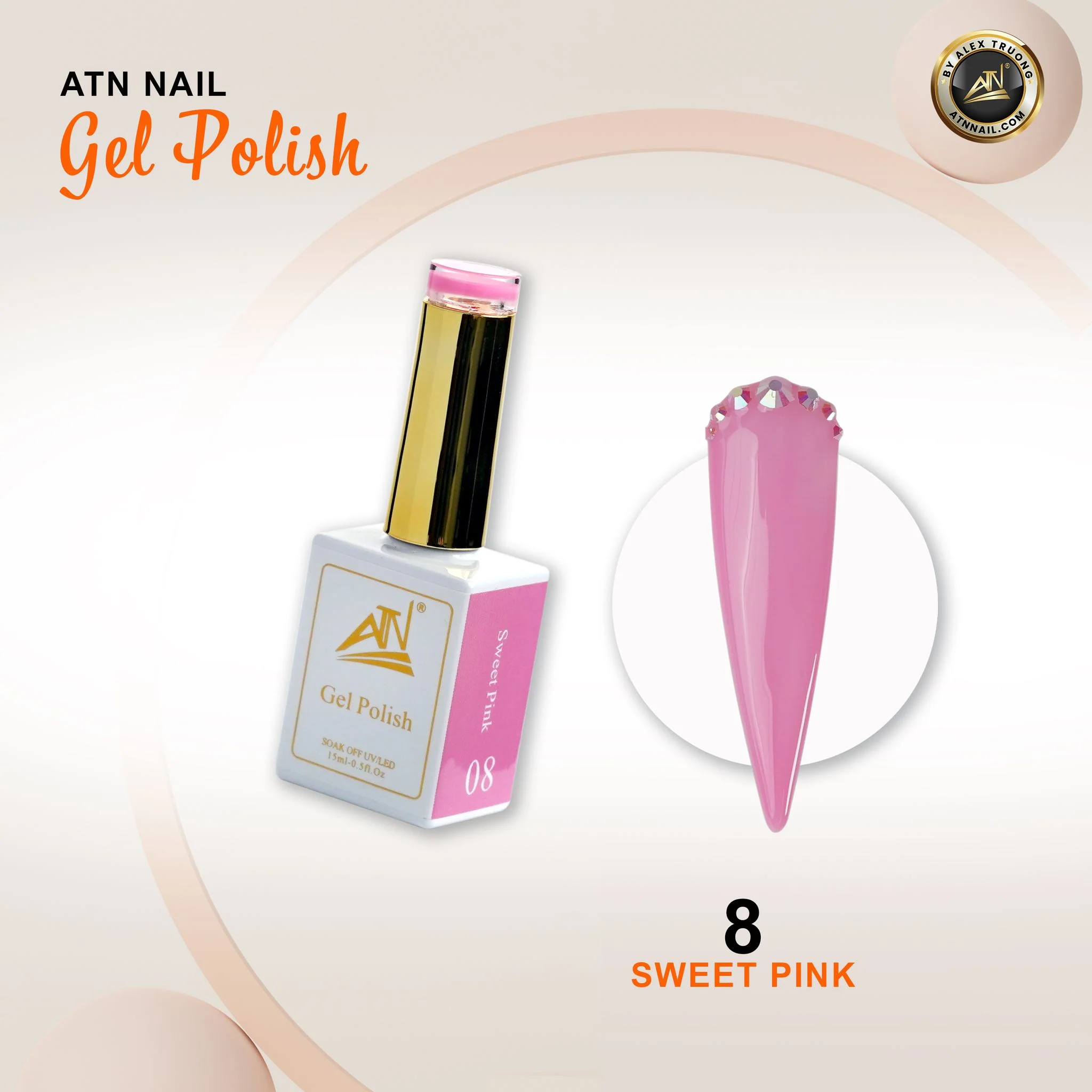 ATN Nude Gel Polish - 12 Colors - Image 16