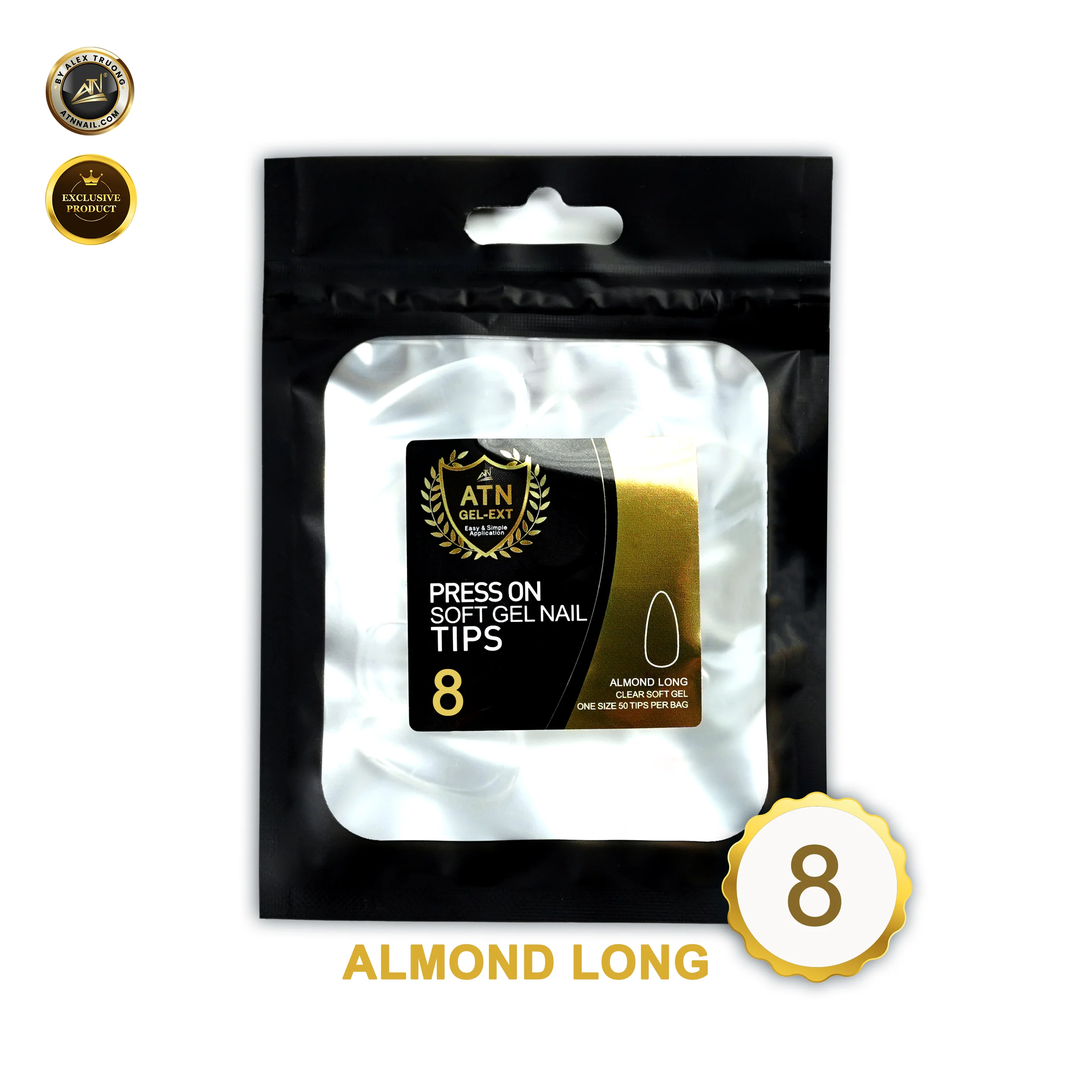Gel X Tips - Almond Lond | Bag 50pcs - Image 9