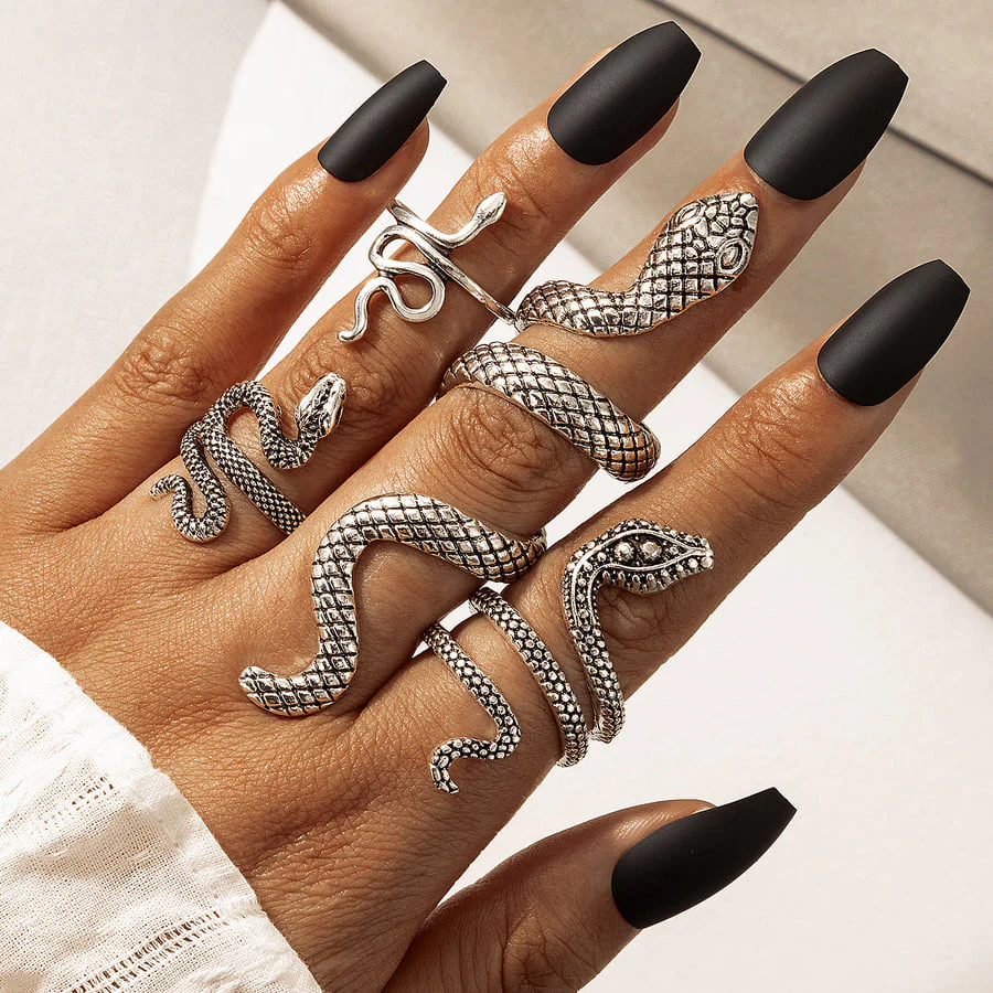 Finger Ring Set - Jewelry Nail Decoration - Image 2