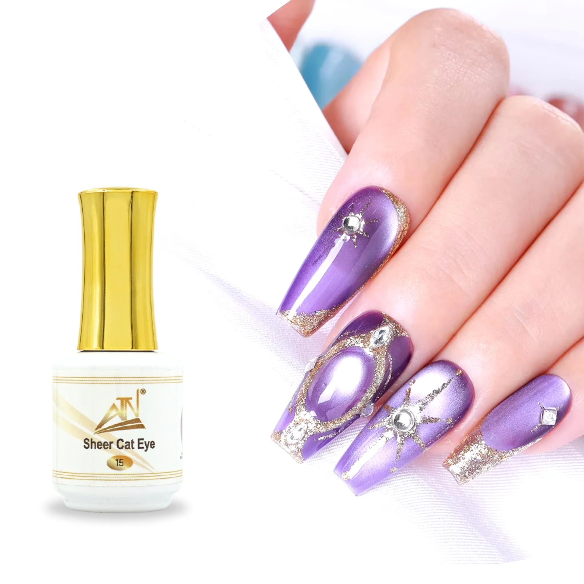 Sheer Cat Eye - Set 18 Colors - Image 9