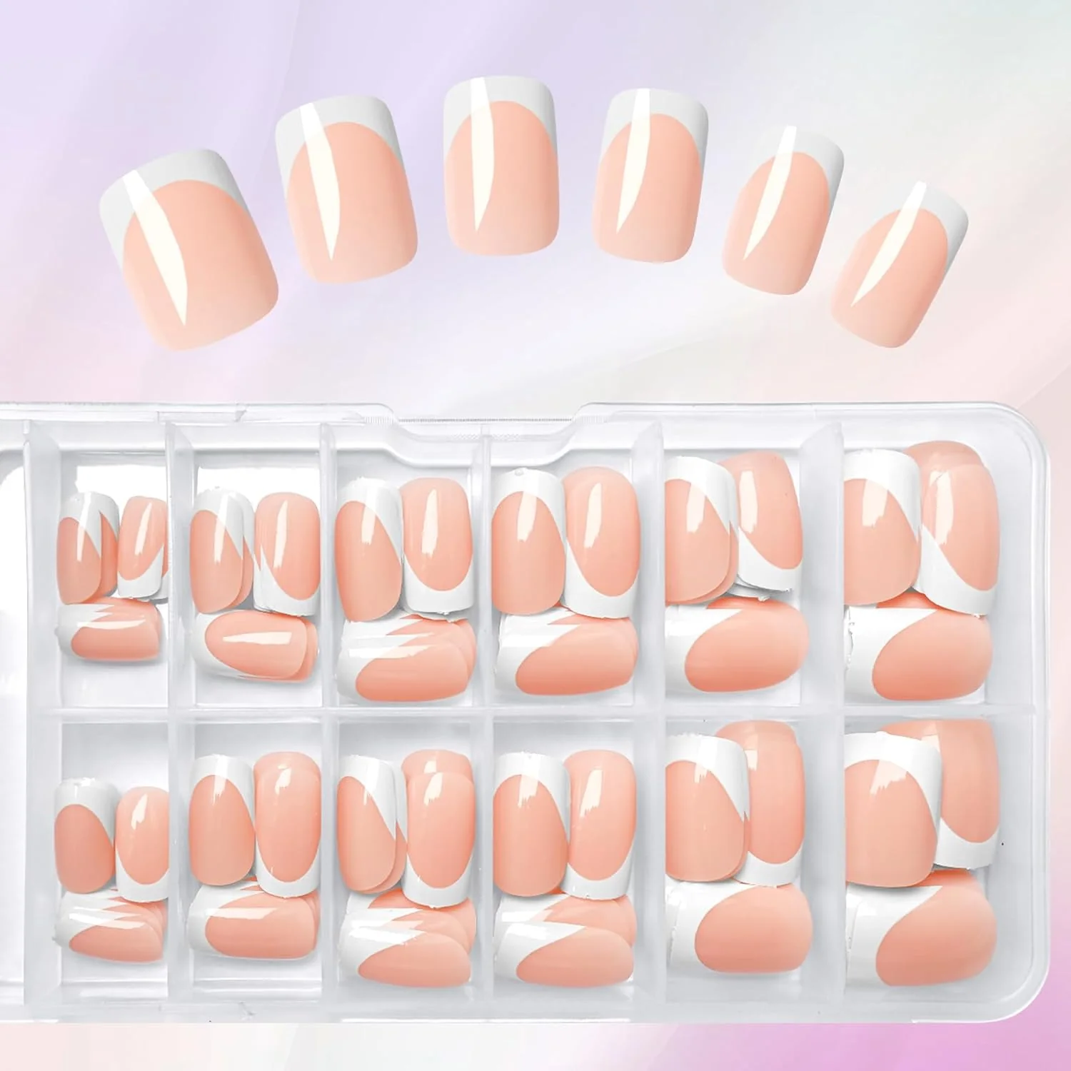 Short Square Nails Tips 120 pcs - Image 4