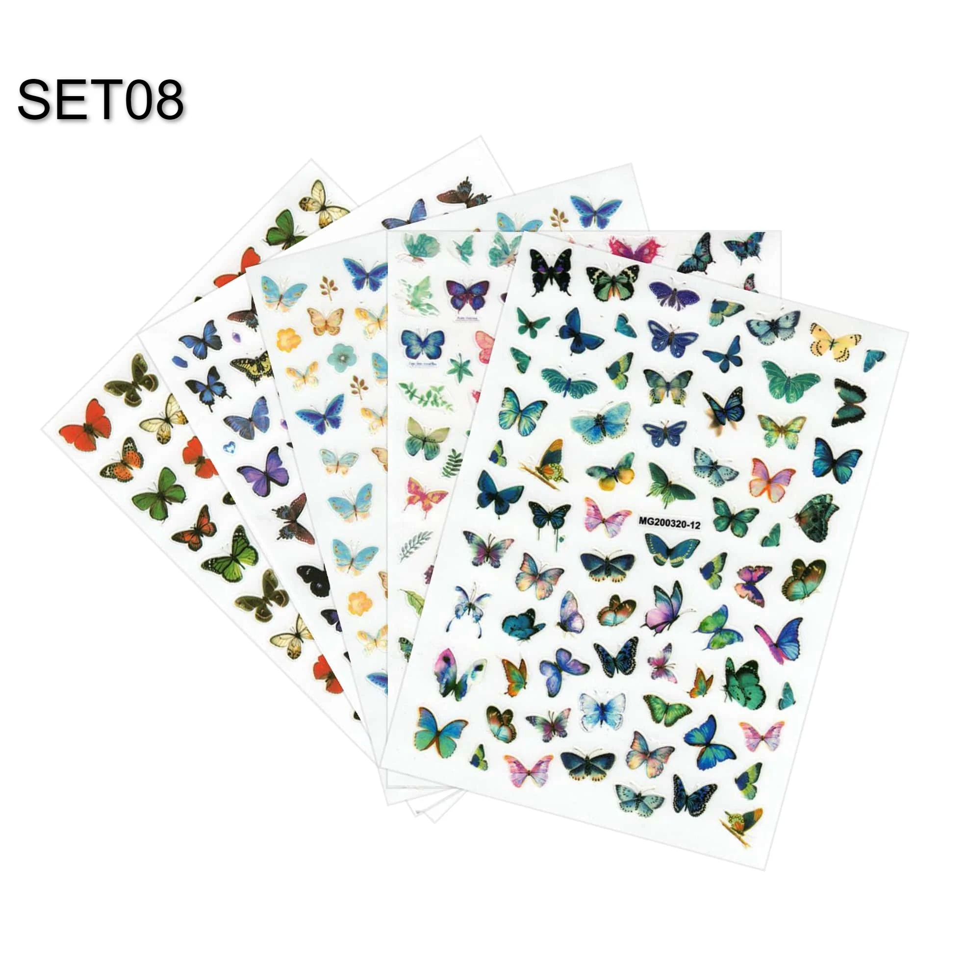 STICKER - BUTTERFLY | SET 5 PCS - Image 8