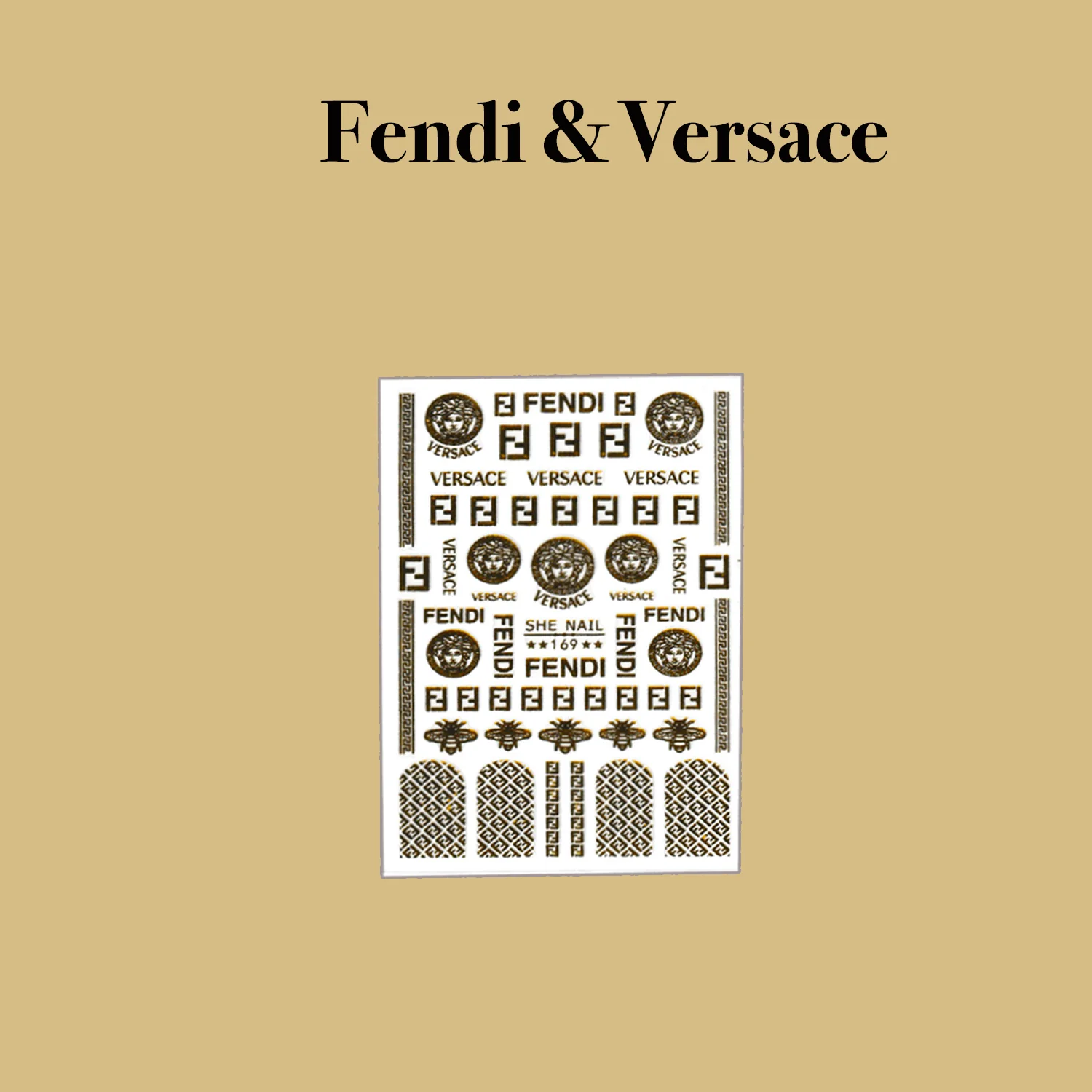 STICKER - FENDI & VERSACE | SET 6 PCS - Image 4