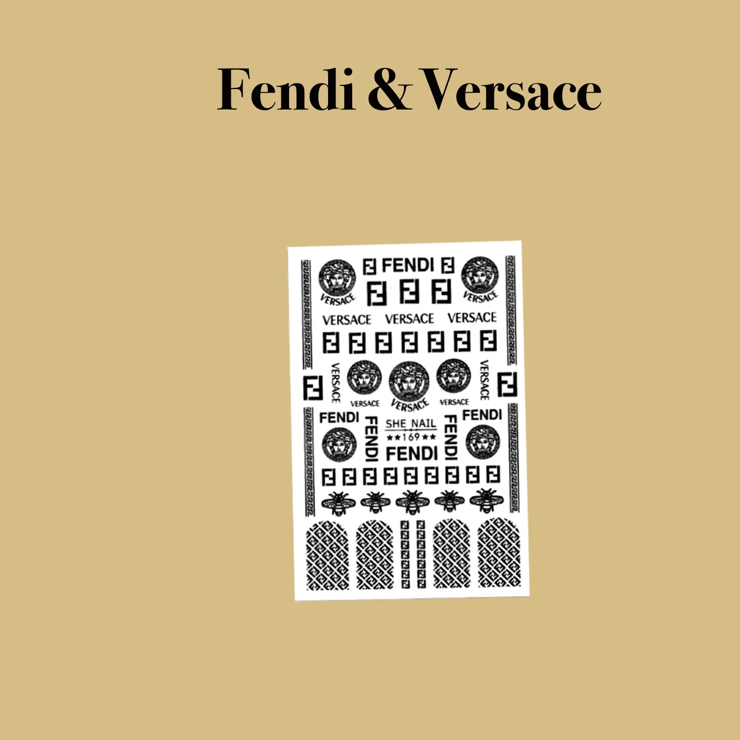 STICKER - FENDI & VERSACE | SET 6 PCS - Image 5