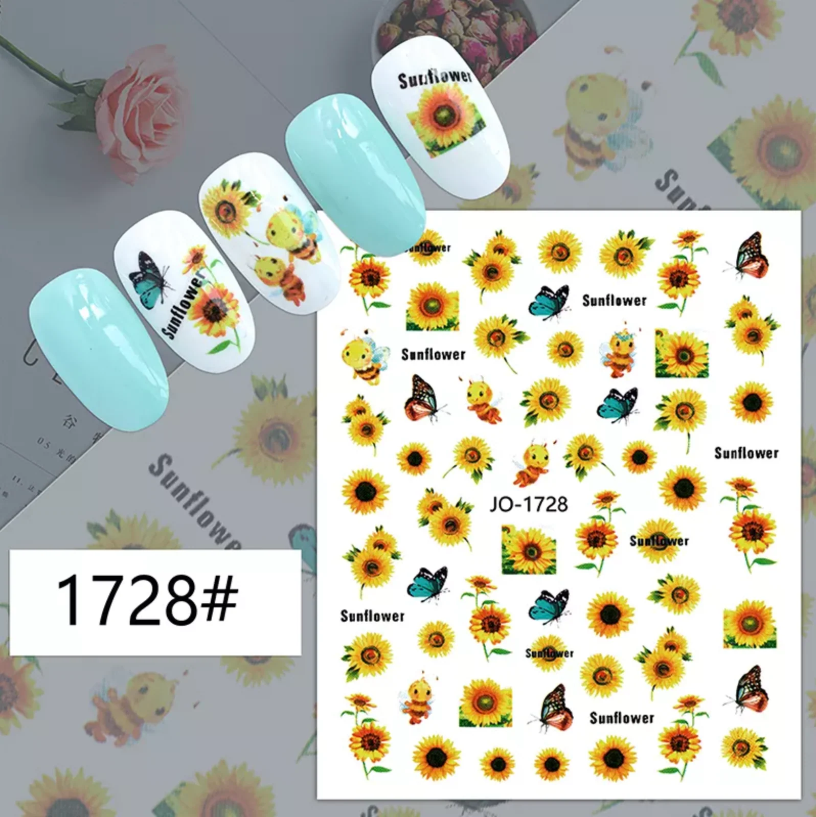 STICKER - SUNFLOWER | SET 5 PCS - Image 5