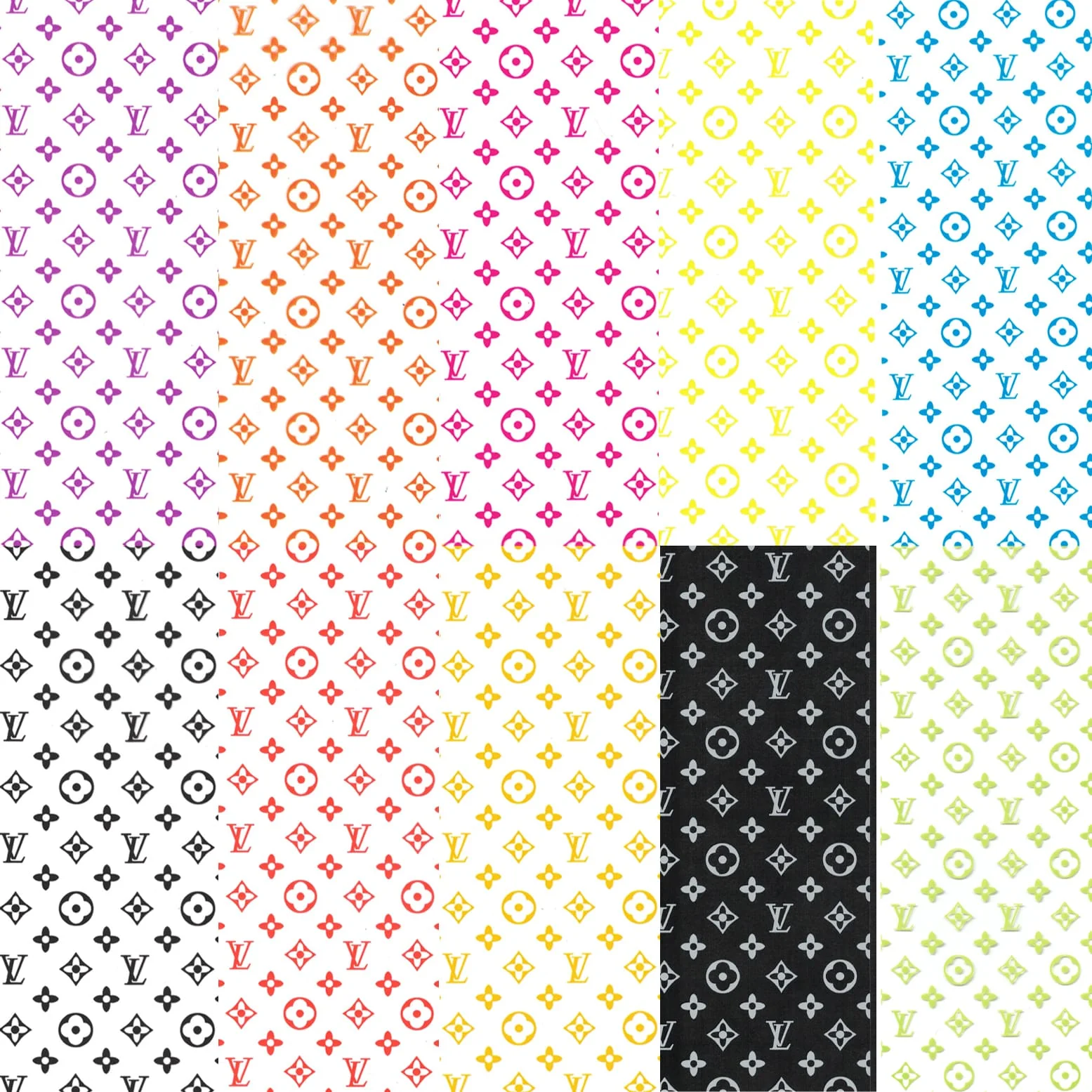 TRANSFER FOIL-COLORFUL LV | DFOTN06 - Image 2